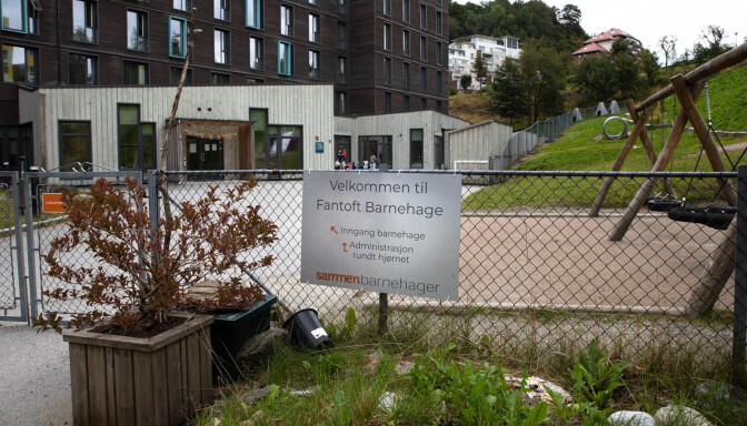 USIKKER FREMTID: Fantoft barnehage er en av barnehagene som står i fare for å legges ned.