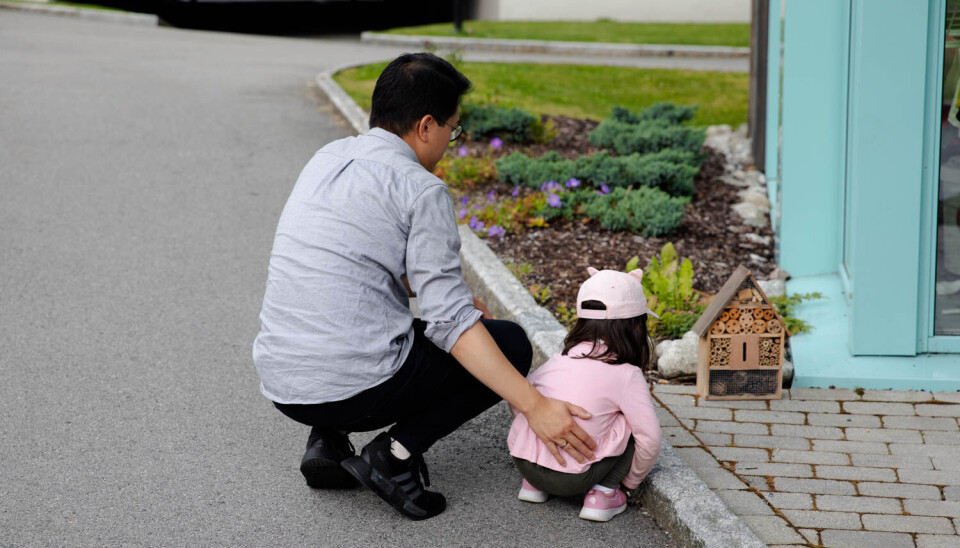 BARNEHAGEPLASS: Khiem Tran er far til Dagny (2 år og 8 månender). Hun kan miste plassen i barnehagen på Fantoft.