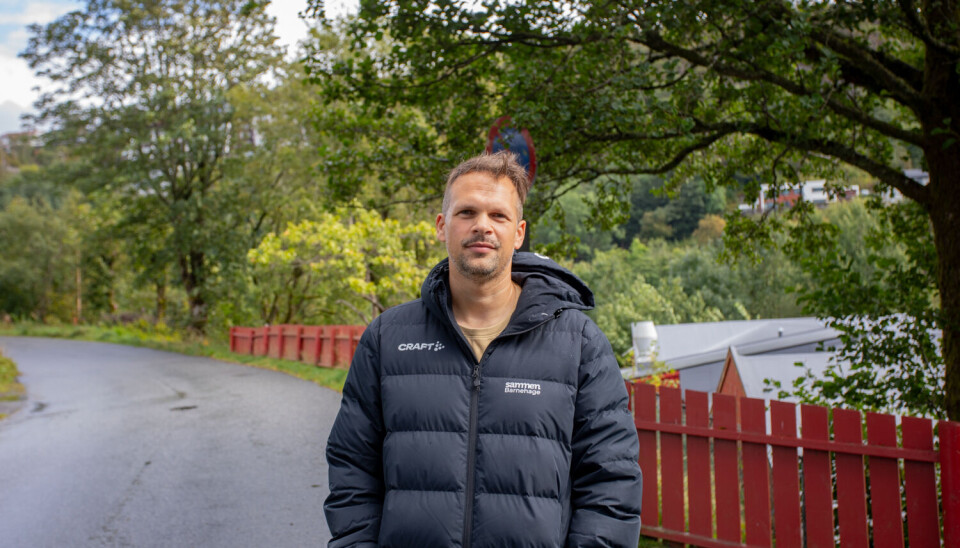 IKKE FORNØYD: Assisterende styrer ved Fantoft barnehage, Martin Vika, raser mot Sammens forslag.