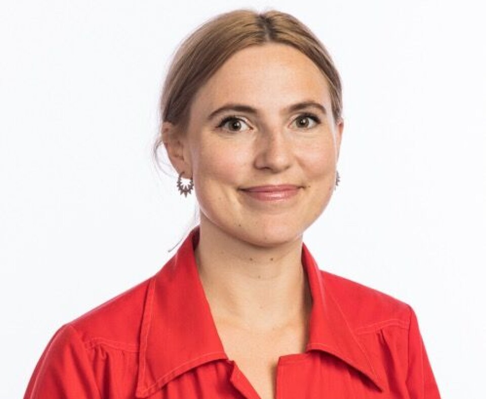 RØDT: Sofie Marhaug.