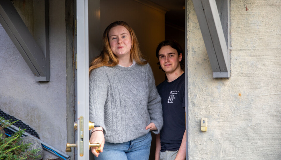 TYPISK: Alexandra Schonhowd Sørensen (20) og Eirik André Trå Leira (20) har forberedt seg mentalt, men et fysisk beredskapslager har de fortsatt i vente.