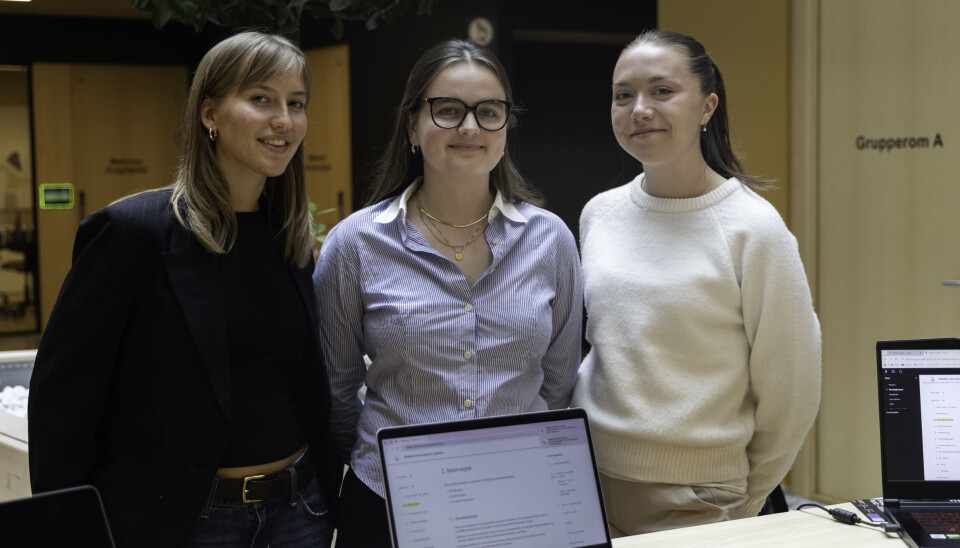 PENSUM: F.v. Liv Margaret Maier, Hanna Hassel og Siri Akselvoll.