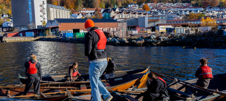 BAS-studenter demonstrerer mot OBOS-bygg